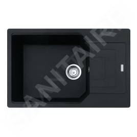 Franke Urban - Évier en fragranit UBG 611-78 BB, 780x500 mm, noir mat 114.0700.104