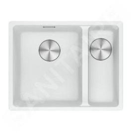 Franke Maris - Évier en fragranit MRG 160-34-15/2, 553x433 mm, blanc arctique 125.0687.267
