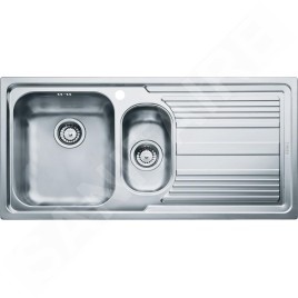 Franke Logica - Évier en inox LLX 651/2, 1000x500 mm 101.0120.189