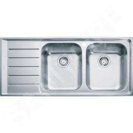 Franke Neptun - Évier en inox NEX 621/7, 1160x510 mm + siphon 101.0120.274