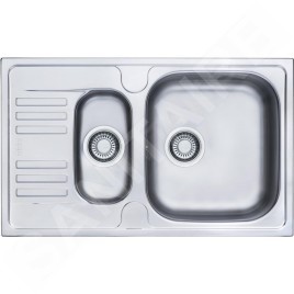 Franke Euroform - Évier en inox EFN 651-78, 780x475 mm + siphon 101.0250.587