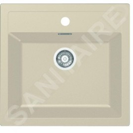 Franke Sirius - Évier en tectonite SID 610, 560x530 mm, beige 143.0670.894