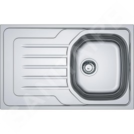 Franke Colonnes - Ensemble N75, évier inox OLN 611-79 et robinetterie FC 9547.031, inox/chrome 101.0618.830