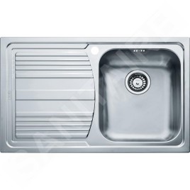 Franke Logica - Évier en inox LLL 611/7, 790x500 mm, tissé 101.0120.184