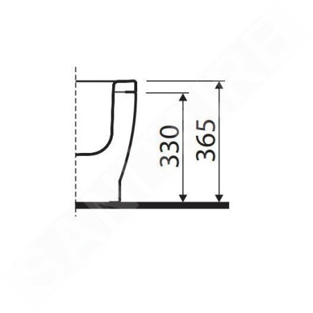 Kolo Diepe douchebakken - Panneau frontal pour baignoire profonde 80, blanc PBN0380000