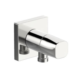 Hansa Living - Coude de raccordement avec vanne d’arrêt, chrome 51570162