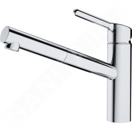 Franke Colonnes - Set N87, évier en inox LLX 611/7 et mitigeur FC 3055.031, inox / chrome 101.0650.598