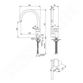 Ideal Standard CeraPlan - Mitigeur d'évier, chrome BD339AA