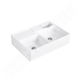 Villeroy & Boch Éviers - Évier en céramique 90x63 cm, CeramicPlus, Snow White 632391KG