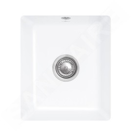 Villeroy & Boch Subway 45 - Évier en céramique 38x44 cm, CeramicPlus, Snow White 332401KG