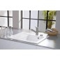 Villeroy & Boch Subway 45 - Évier en céramique 65x51 cm, avec commande excentrique, CeramicPlus, Snow White 331302KG