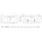 Bette Starlet - Baignoire encastrable 1700x750 mm, blanc 1380-000
