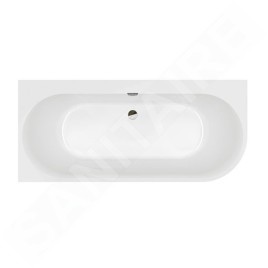 Villeroy & Boch Oberon 2.1 - Baignoire 180x80 cm, à gauche, blanc alpin UBQ180OBN9CL00VD01