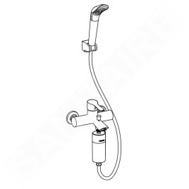 Philips Douches - Filtre de douche pour robinetterie de douche, chrome AWP1775CH/10
