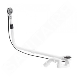 Bette Accessoires - Garniture de vidage et trop-plein, câble bowden, longueur 1070mm, chrome B603-901