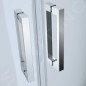 Cersanit Moduo - Porte de douche 80x198 cm, gauche, chrome/verre clair S162-003