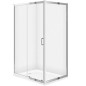 Cersanit Zip - Cabine de douche 79x99 cm, chrome/verre clair S154-003