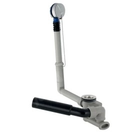 Geberit Accessoires - Garniture de vidage et de trop-plein pour baignoire, longueur 260 mm, chrome 150.017.00.6