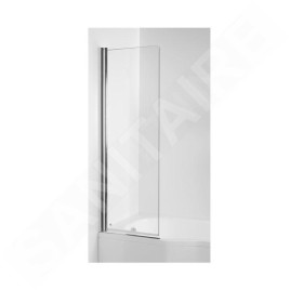 Jika Tigo - Paroi de baignoire, 600x1500 mm, gauche/droite, argent/verre transparent H2562140026681