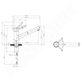 Villeroy & Boch Como - Mitigeur d'évier, inox 925111LC