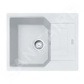 Franke Urban - Évier en fragranit UBG 611-62, 620x500 mm, blanc arctique 114.0700.095