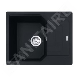 Franke Urban - Évier en fragranit UBG 611-62, 620x500 mm, noir mat 114.0700.097