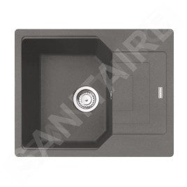 Franke Urban - Évier en fragranit UBG 611-62, 620x500 mm, pierre grise 114.0700.101