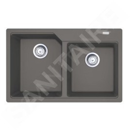 Franke Urban - Évier en fragranit UBG 611-78, 780x500 mm, pierre grise 114.0700.119