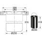 Franke KEA - Vide déchets E12, vert/inox 134.0035.042