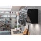 Franke Smart - Hotte FPJ 915 V BK/DG A, largeur 90 cm, verre noir/graphique gris 330.0573.295