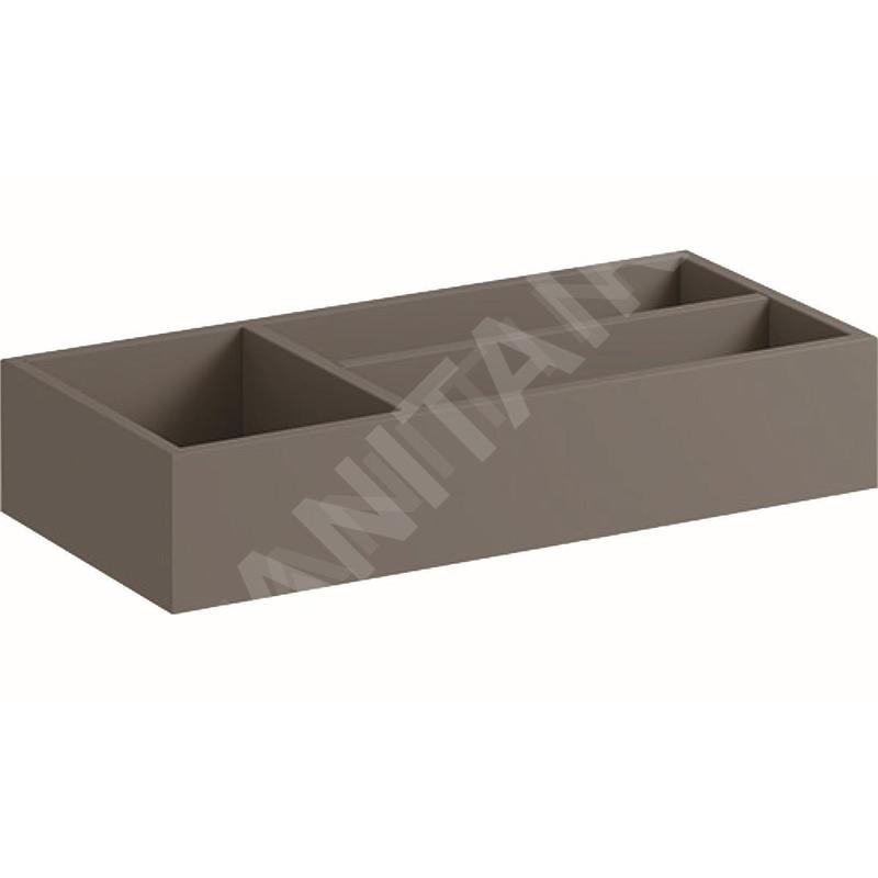 Geberit Xeno 2 - Casier de rangement 323x62 mm, gris 500.525.00.1