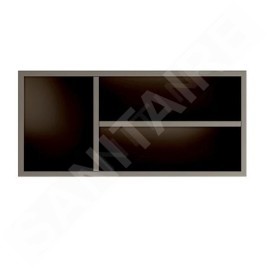 Geberit Xeno 2 - Casier de rangement 323x62 mm, gris 500.525.00.1