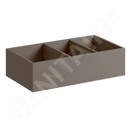 Geberit Xeno 2 - Casier de rangement 373x98 mm, gris 500.527.00.1