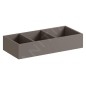 Geberit Xeno 2 - Casier de rangement 323x62 mm, gris 500.526.00.1