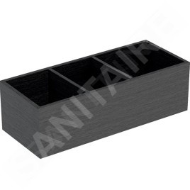 Geberit VariForm - Casier de rangement agencement 180x143x373 mm, gris foncé 501.157.00.1