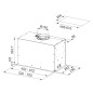 Franke Maris - Hotte encastrable FBFE XS A52, largeur 52 cm, acier inoxydable 305.0665.359