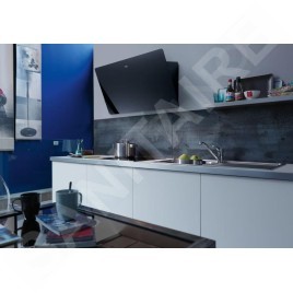 Franke Smart - Hotte aspirante FSMA 905 BK, largeur 90 cm, verre noir 110.0377.734