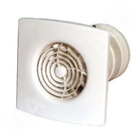 Zehnder Silent - Ventilateur mural et de plafond silencieux de 100 mm avec fonction Humidistat et minuterie ZSR100HTR