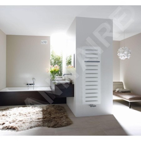 Zehnder Metropolitan Bar - Radiateur de salle de bains 1540x600 mm, raccord central 50 mm, laqué blanc MEP-150-060