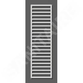 Zehnder Subway - Radiateur de salle de bains 1549 x 450 mm, droit, raccord central 50 mm, chromé SUBC-150-045