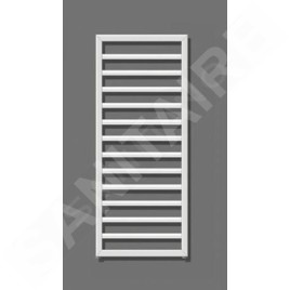 Zehnder Subway - Radiateur de salle de bains 973 x 600 mm, droit, raccord central 50 mm, acier inoxydable SUBI-100-060