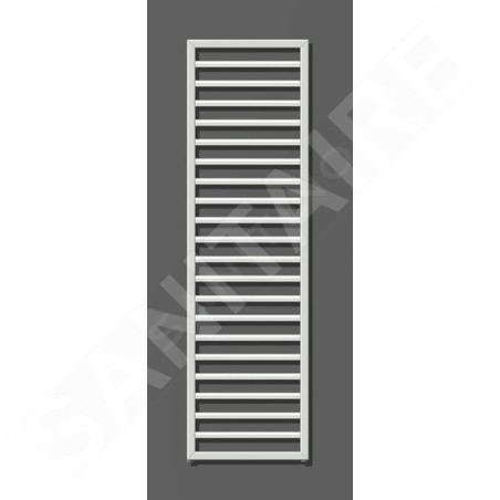 Zehnder Subway - Radiateur de salle de bains 1549 x 600 mm, droit, raccord central 50 mm, chrome SUBC-150-060