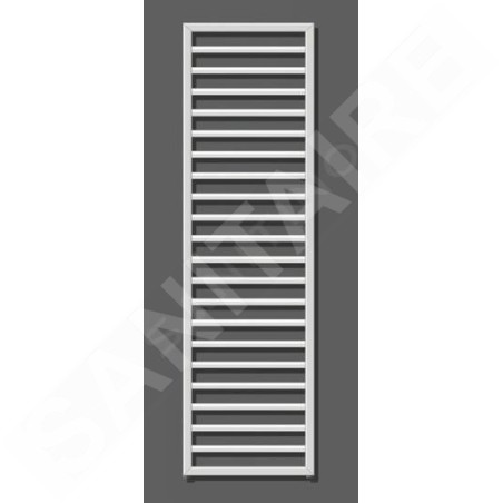 Zehnder Subway - Radiateur de salle de bains 1549 x 600 mm, droit, raccord central 50 mm, acier inoxydable SUBI-150-060