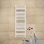 Zehnder Impa - Radiateur de salle de bains 1180 x 500 mm, droit, laqué blanc IMP-120-050