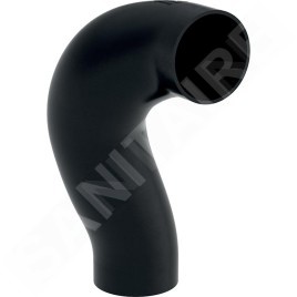 Geberit Accessoires - Coude PE BackFlip, d 110 mm, noir 367.616.16.1