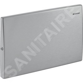 Geberit Accessoires - Plaque de fermeture Delta pour les réservoirs UP100, à visser, inox brossé 115.103.00.1