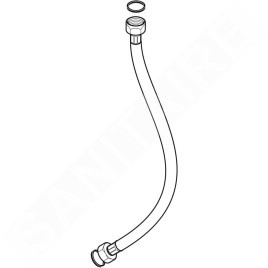 Geberit Accessoires - Flexible à tresse métalique 3/4, longueur 800 mm 150.991.00.1