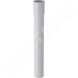 Geberit Accessoires - Rallonge de coude de chasse, droit 500 mm, avec manchon à emboîter, blanc alpin 118.133.11.1