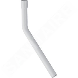 Geberit Accessoires - Rallonge de coude de chasse, 45°, 115x300 mm, avec manchon à emboîter 119.061.11.1