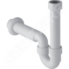 Geberit Accessoires - Siphon en tube pour appareils, d 40 mm, blanc alpin 152.704.11.1